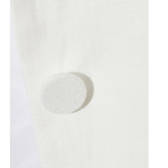 Helmut Lang Off-White Hemp and Cotton-blend Blazer - Picture 4 of 16